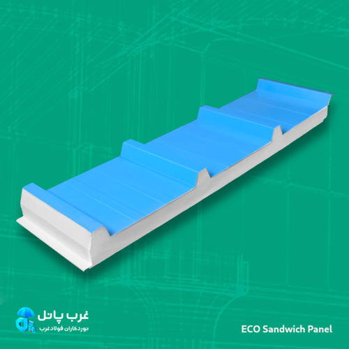 ساندویچ پانل یک رو کاغذ پلی اورتان